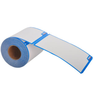 Coated cardboard label