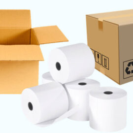 Thermal paper and cardboard boxes